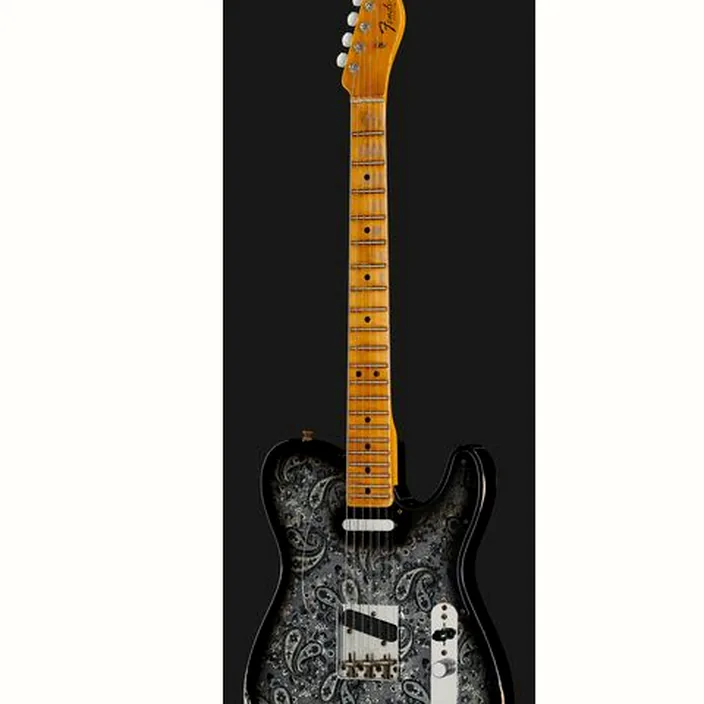 Et Test Fender 68 Tele Black Paisley Relic
