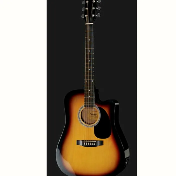 La guitare acoustique Squier SA-105CE SB Bundle 2 | Test, Comparatif, Avis