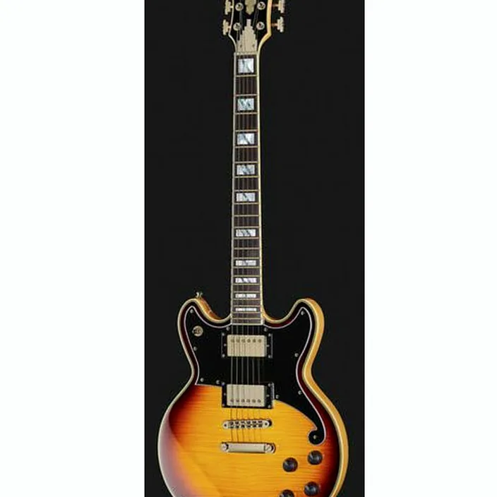 La guitare électrique DAngelico Deluxe Brighton VSB Avis, Test & Comparatif