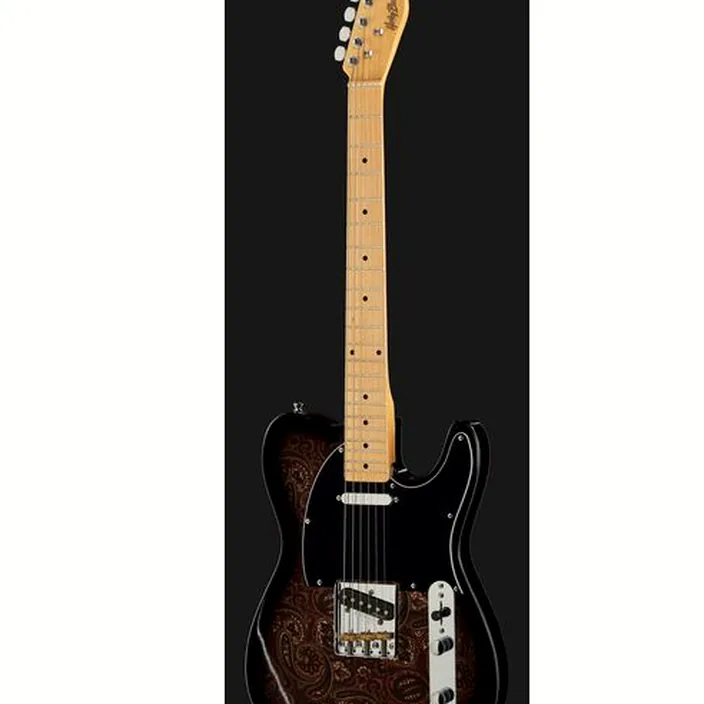 La guitare Harley Benton TE-70 Black Paisley Bundle , Avis & Test