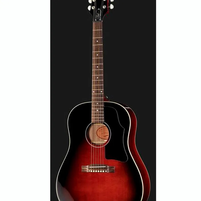 Avis de la guitare acoustique Epiphone Slash J-45 Vermillion Burst