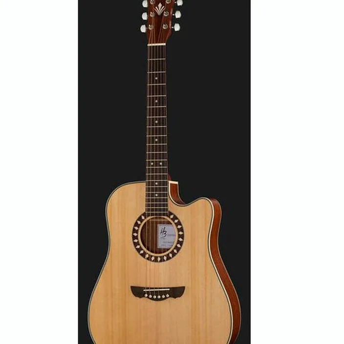 Guitare acoustique Harley Benton Custom Line CLD-1048SCE Bundle