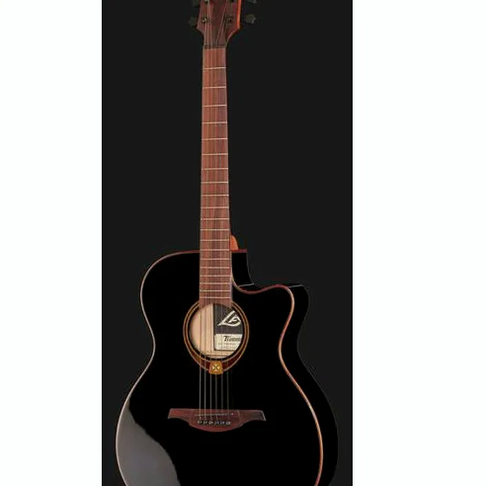 Guitare Acoustique LAG Tramontane 118 ACE-BLK