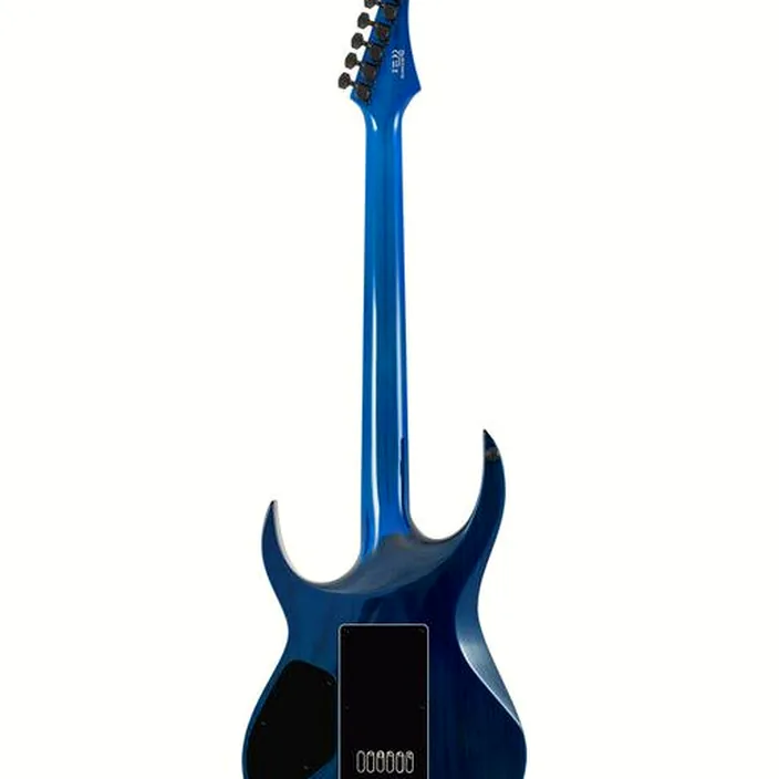 Guitare Solar Guitars S1.6AQOB Quilted Ocean Blue Br