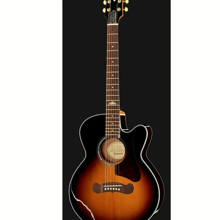 Guitare acoustique Epiphone J-200 EC Studio Parlor VS