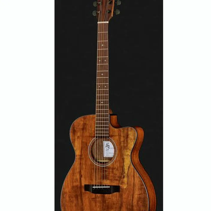 Guitare Acoustique Harley Benton CLA-15CE Koa Exotic Bundle