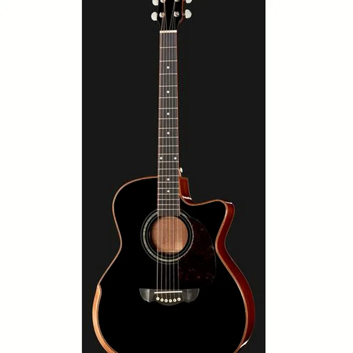 Guitare acoustique Harley Benton CLG-650SM-CE BK SolidWo w/Case