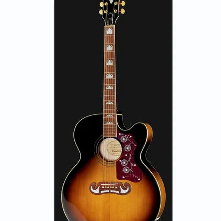 Et Avis de la guitare Acoustique Epiphone J-200 EC Studio VS