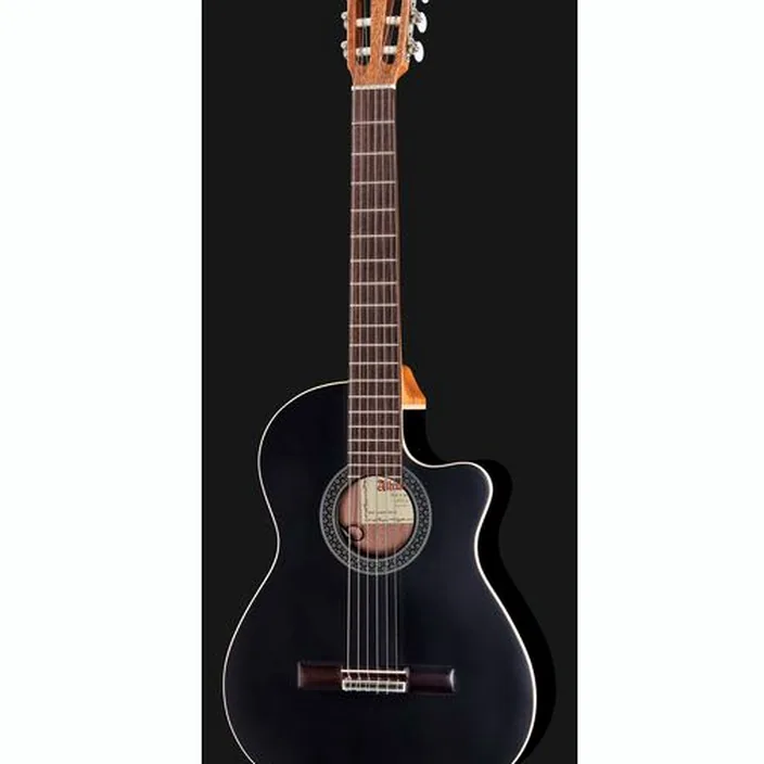 Et Avis de la guitare Alhambra Black Satin CW EZ incl.Gig Bag