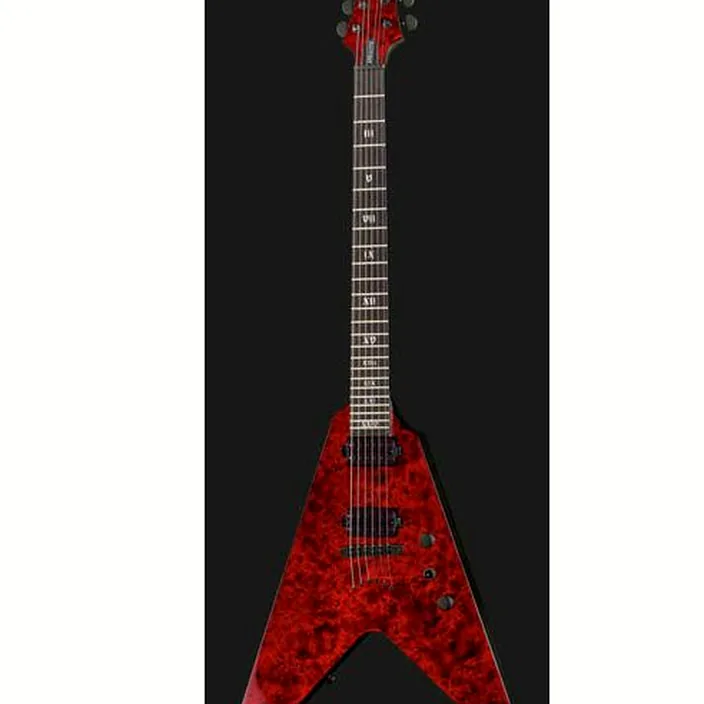 Et Avis de la guitare Schecter V-1 Apocalypse Red Reign