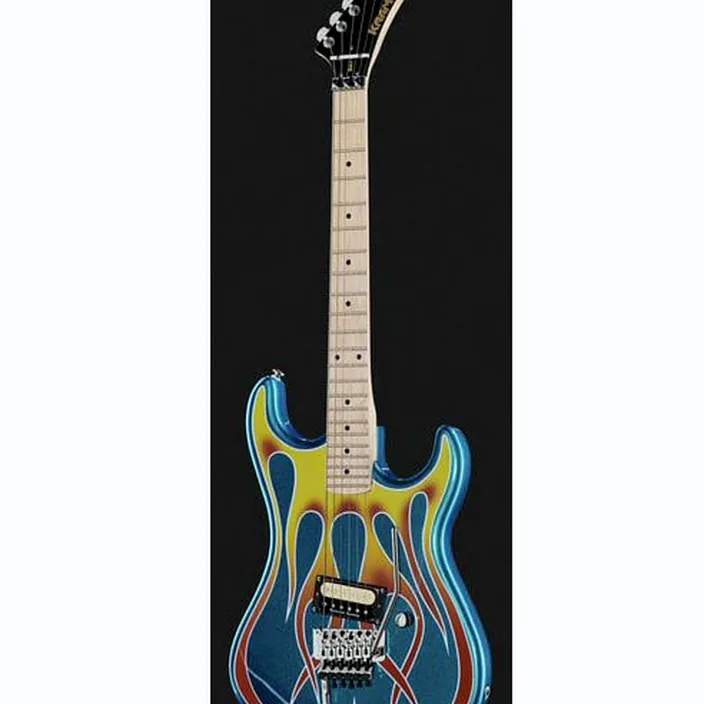 Et Avis Kramer Guitars Hot Rod Baretta Blue Sparkle