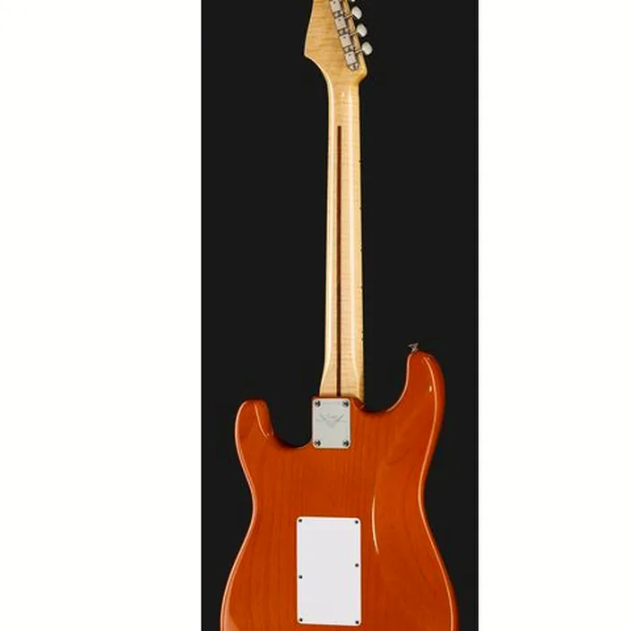 Guitare électrique Fender 56 Strat QMT Sunset Orange FR