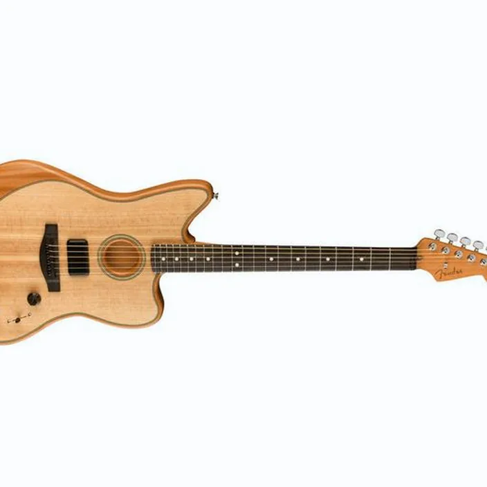 La guitare acoustique Fender AM Acoustasonic Jazzmaster NT / Test et Avis