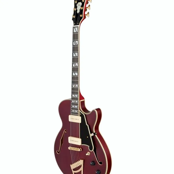 La guitare Dangelico Deluxe SS Satin Trans Wine Avis, Test
