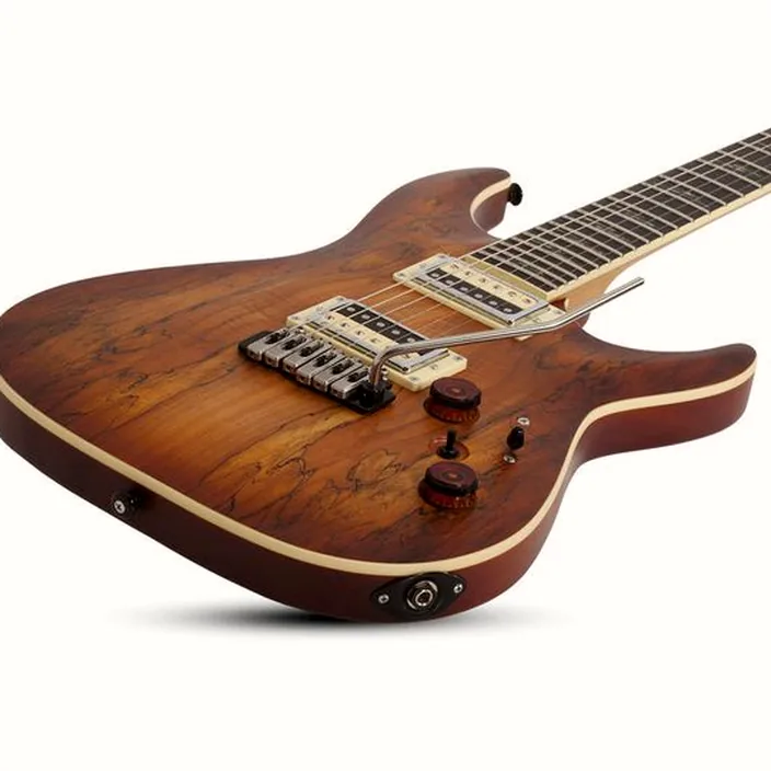 Schecter C-1 Exotic Spalted Maple SNVB : Avis, Comparatif & Test