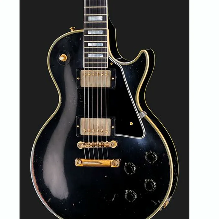 Et Test Gibson LP Custom 57 Black Beauty HA