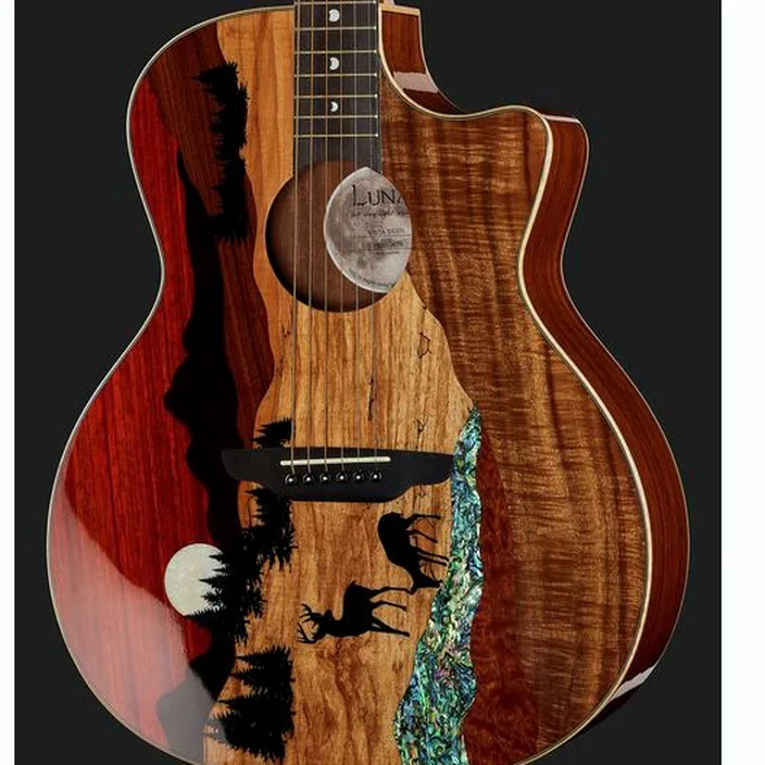Guitare Acoustique Luna Guitars Vista Deer