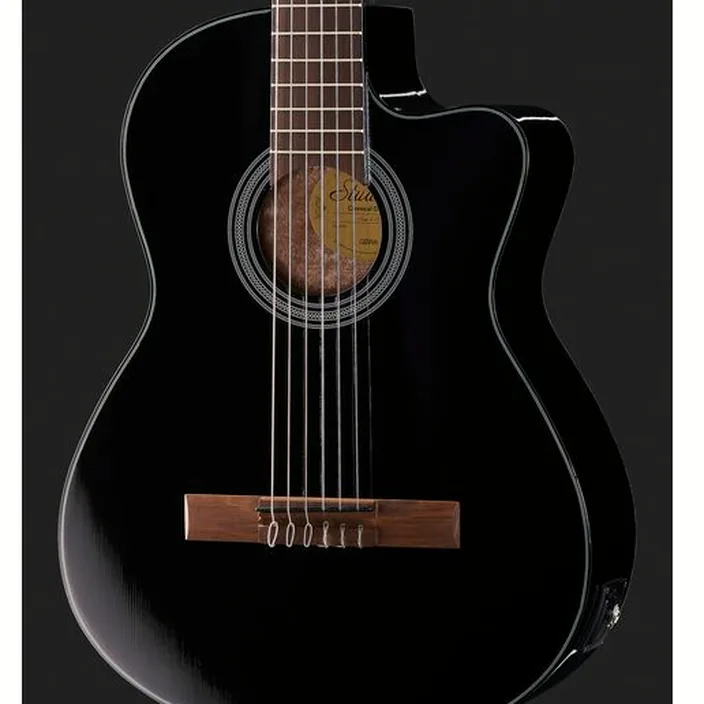 Guitare classique Gewa Student Black 4/4 E-Acoustic