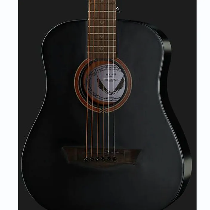 Guitare acoustique Dean Guitars Flight Travel Mahogany BKS
