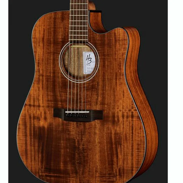 Guitare acoustique Harley Benton CLD-15CE Koa Exotic