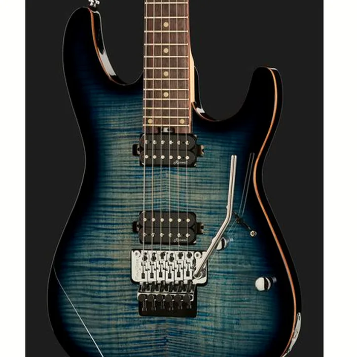 Harley Benton Fusion-III HH FR EB FBL w/Case