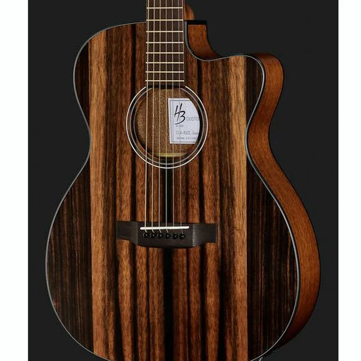 Guitare Acoustique Harley Benton CLA-15CE Java Exotic Bundle Avis, Test et Comparatif