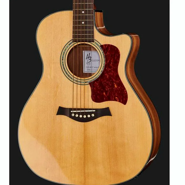 Guitare Acoustique Harley Benton Custom Line CLG-48CE Wide NT / Test, Avis & Comparatif