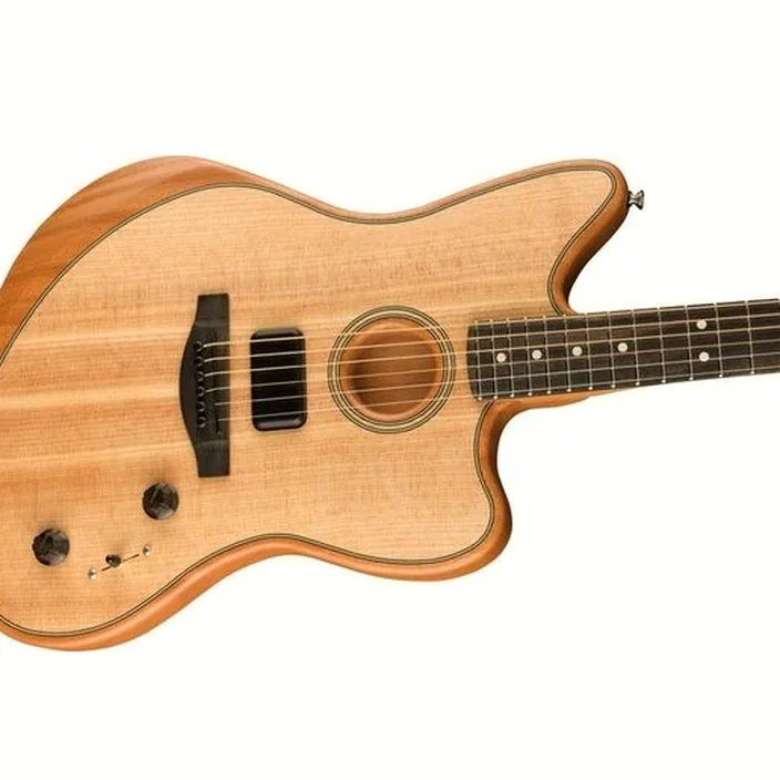 La guitare acoustique Fender AM Acoustasonic Jazzmaster NT / Test et Avis