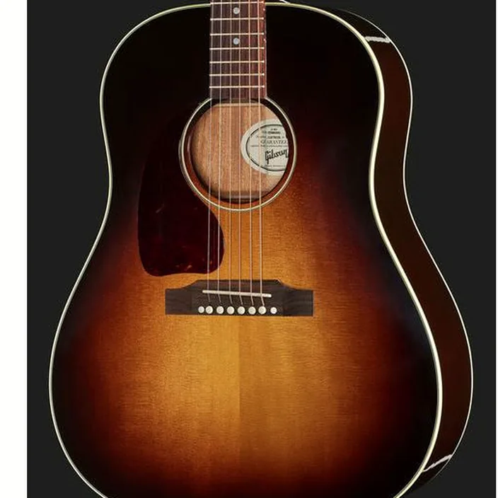 La guitare acoustique Gibson J-45 Standard VS LH , Test et Avis