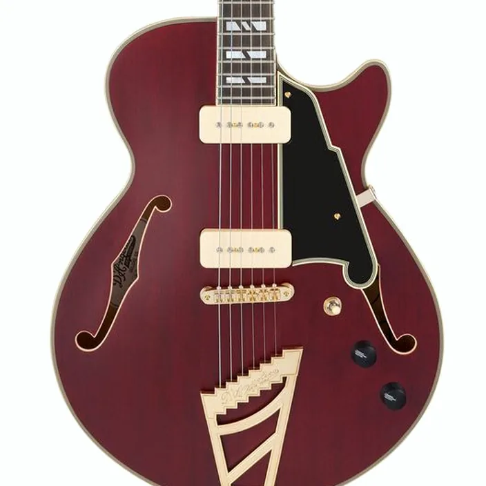 La guitare Dangelico Deluxe SS Satin Trans Wine Avis, Test