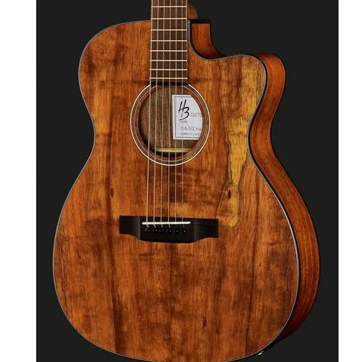 La guitare Harley Benton CLA-15CE Koa Exotic - Avis & Test
