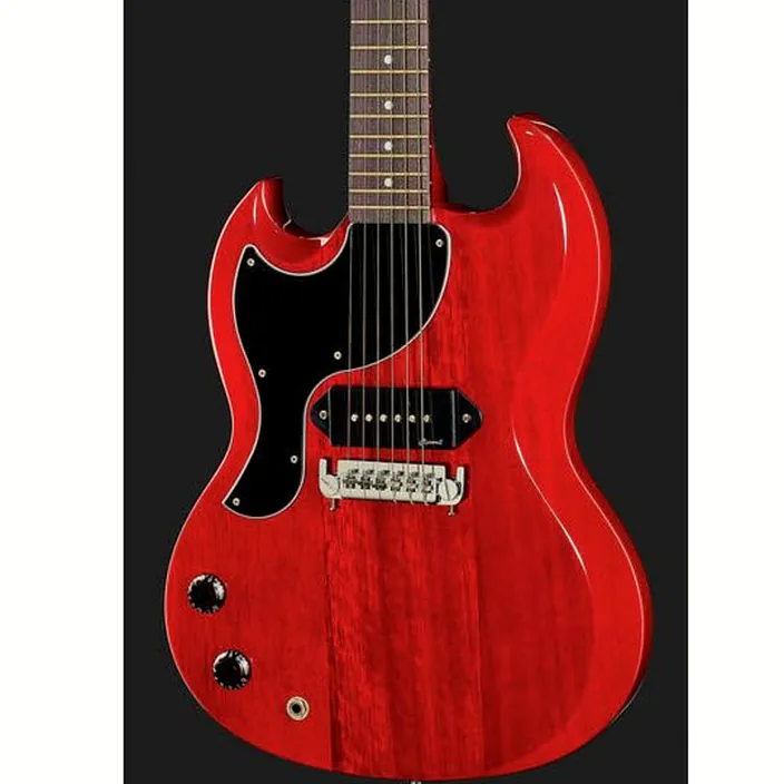 La guitare Harley Benton DC-60 Junior LH Faded Cherry Comparatif, Test & Avis