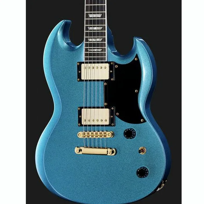 La guitare Harley Benton DC-DLX Gotoh Pelh. Blue Bundle - Comparatif, Test, Avis