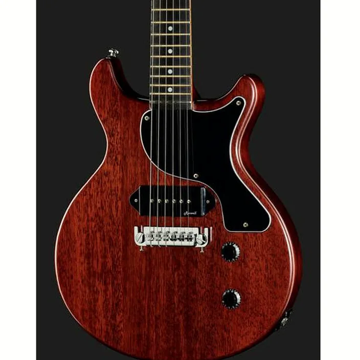 Guitare Harley Benton DC-Junior Faded Brown Bundle