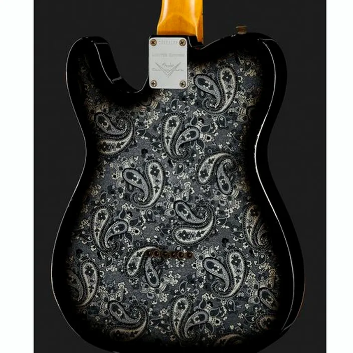 Et Test Fender 68 Tele Black Paisley Relic