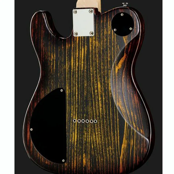 Guitare électrique Harley Benton TE-90FLT Orange Blast