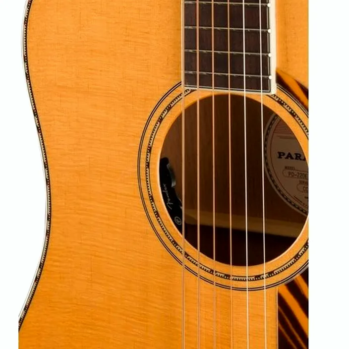 La guitare Acoustique Fender PO-220E Natural : Test & Avis