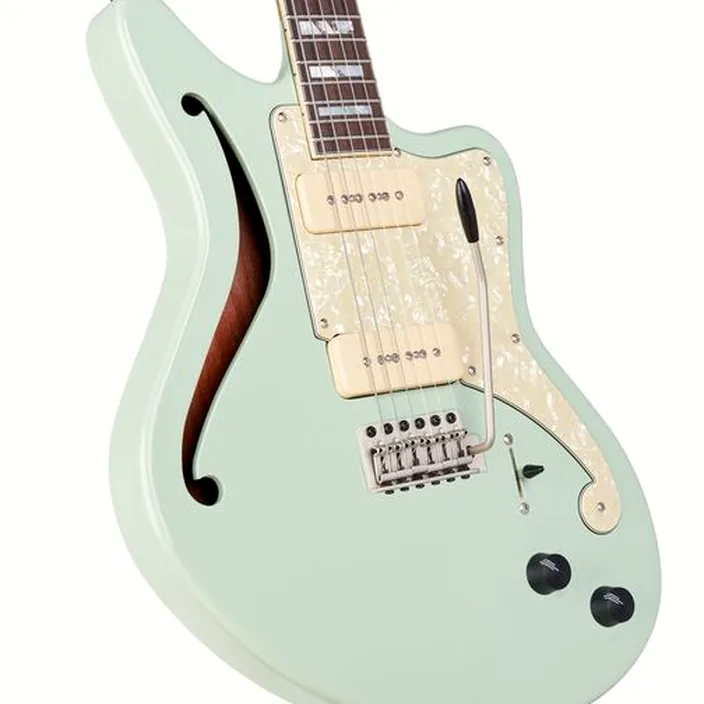 La guitare électrique DAngelico Deluxe Bedford SH LE Sage : Comparatif, Avis, Test