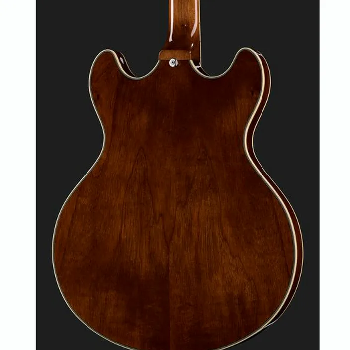 La guitare électrique DAngelico Premier DC Boardwalk Walnut , Avis et Test