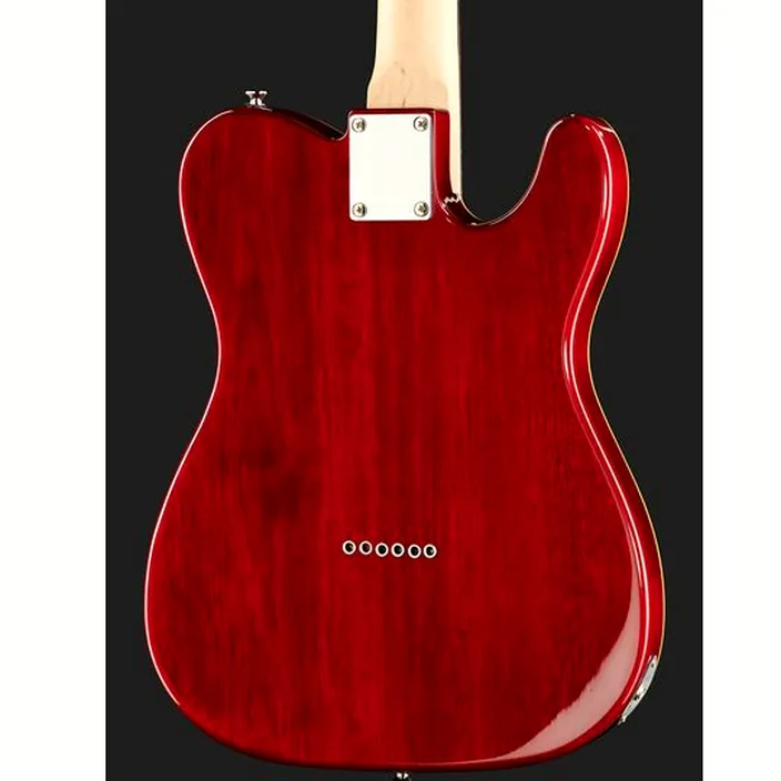 La guitare Harley Benton TE-90QM LH Trans Red Bundle : Avis & Test