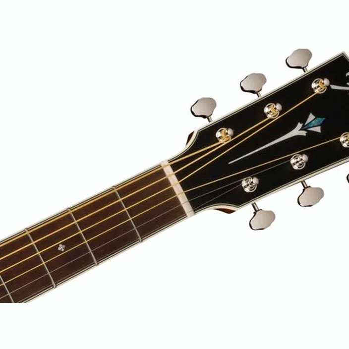 Guitare acoustique Fender PO-220E Aged Cognac Burst