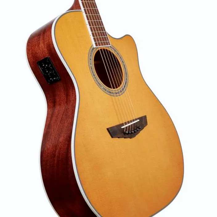 Et Avis de la guitare Acoustique DAngelico Excel Gramercy XT Vintage Nat