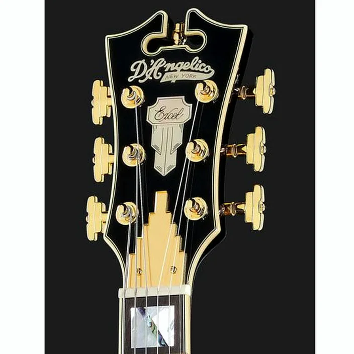 Guitare électrique DAngelico Excel Mini DC Black Dog