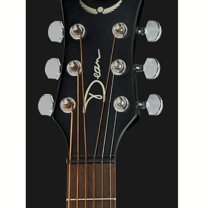 Guitare acoustique Dean Guitars Flight Travel Mahogany BKS