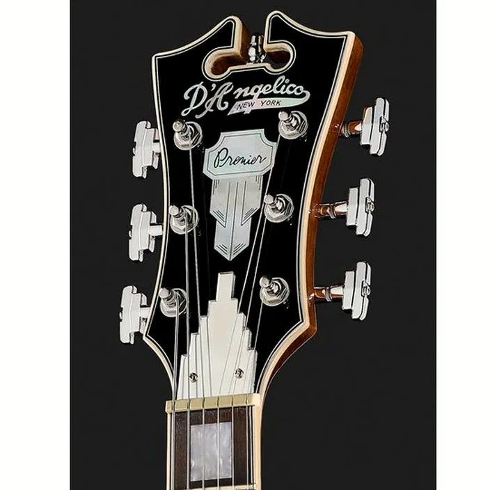 La guitare électrique DAngelico Premier DC Boardwalk Walnut , Avis et Test