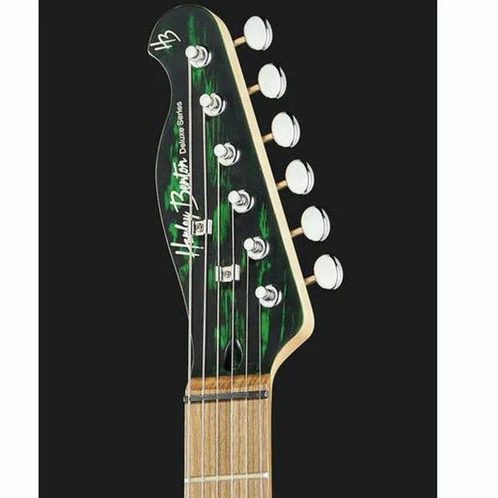 La guitare électrique Harley Benton TE-90FLT Green Blast Test & Avis