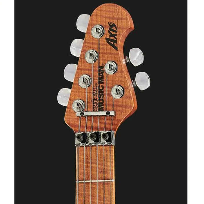 La guitare électrique Music Man Axis Roasted Amber Flame MN : Test, Avis et Comparatif