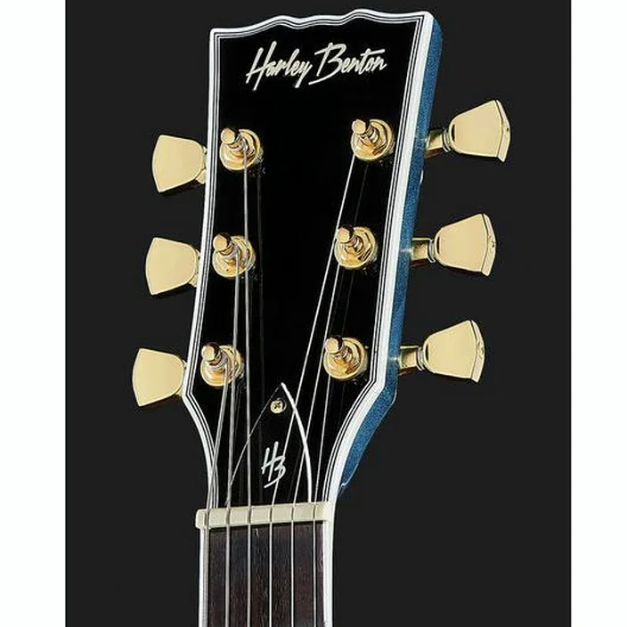 La guitare Harley Benton DC-DLX Gotoh Pelh. Blue Bundle - Comparatif, Test, Avis