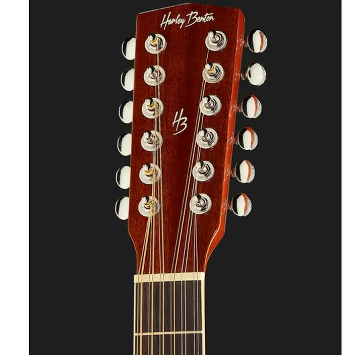 Guitare acoustique Harley Benton D-200CE-12NT w/Bag