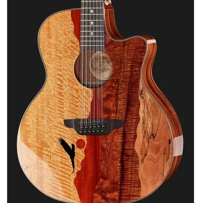Guitare Acoustique Luna Guitars Vista Eagle 12 A/E